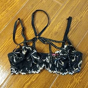 Elegant Black Lace Bralette